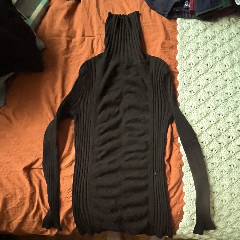 Black turtle neck